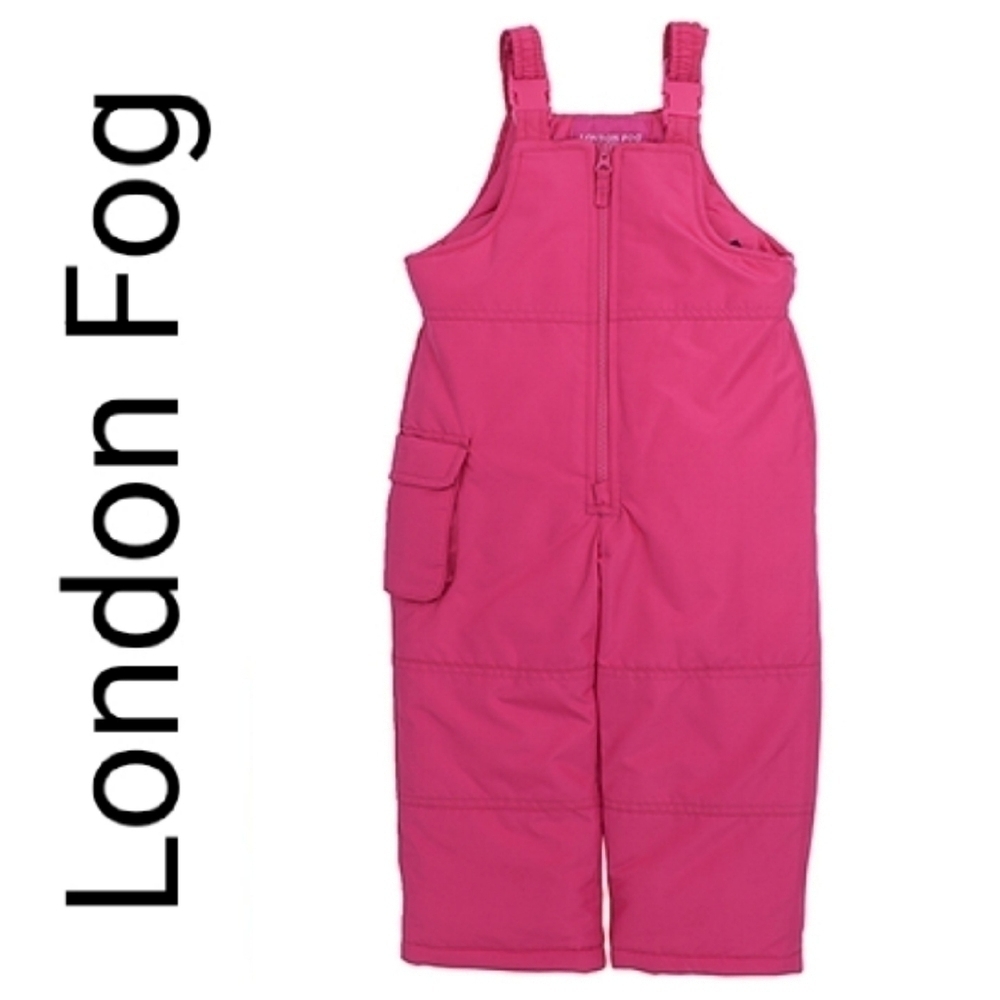 NEW! LONDON FOG Winter Bib Overalls Snow Pants 18M.